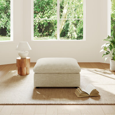 Upholstered Sofa Ottoman, Cloud Couch Modular Sectional Sofa Couch Ottoman for Living Room Bedroom