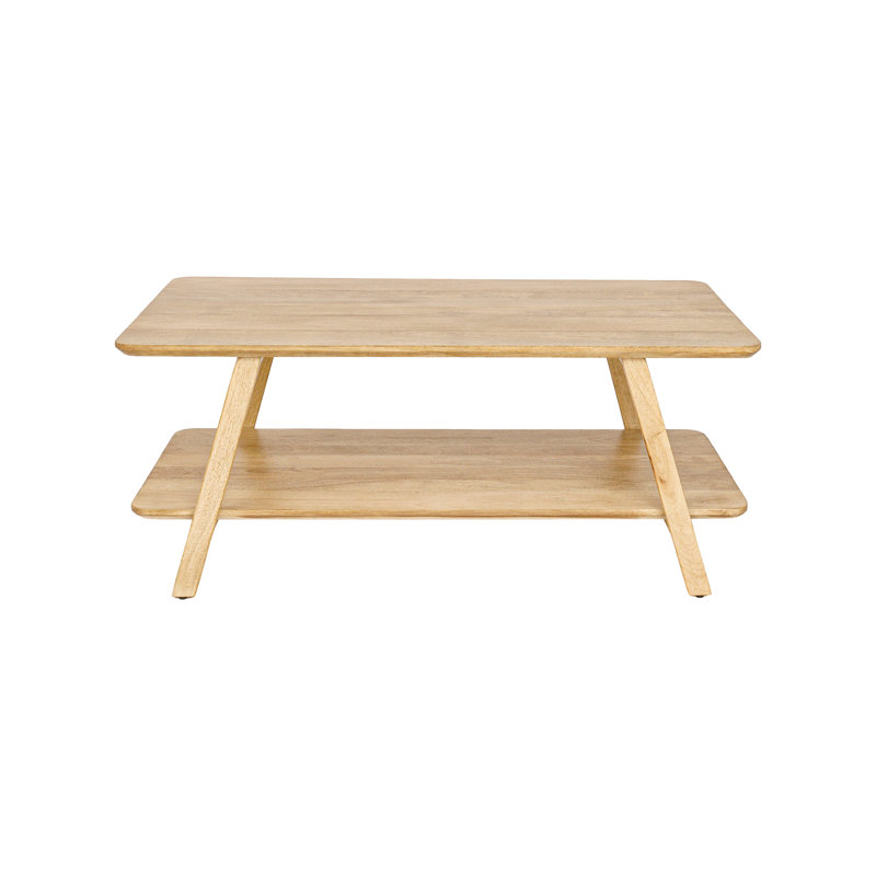 Contour Mango Wood Coffee Table – Entryway Table, Sofa Table, Accent Furniture for Living Room, Hallway, Bedroom