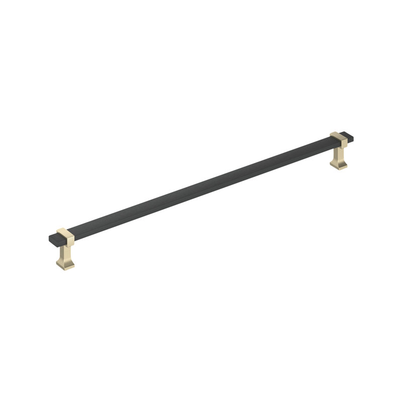 Overton 18 inch (457mm) Centre-to-Centre, Brushed Matte Black/Golden Champagne