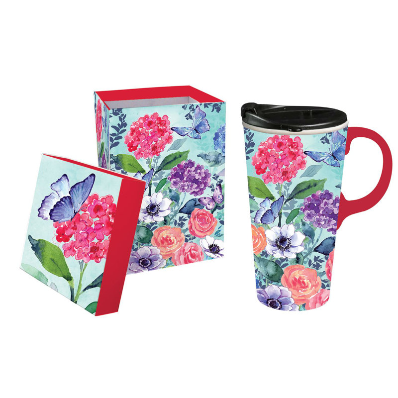 Grande tasse de voyage en céramique 17 onces through the Garden Gate