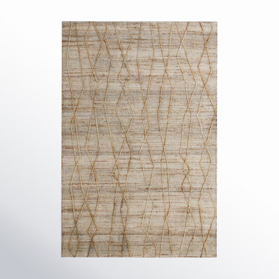 Ada Handmade Flatweave Jute/Wool/Cotton Area Rug in Brown
