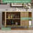 60" Modern Fluted Sideboard Buffet – Faux Marble Top, Curved Sliding Doors & 3 Drawers