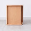 Table de chevet européenne en hêtre - armoire en bois massif avec espace naturel simple pour les besoins de rangement