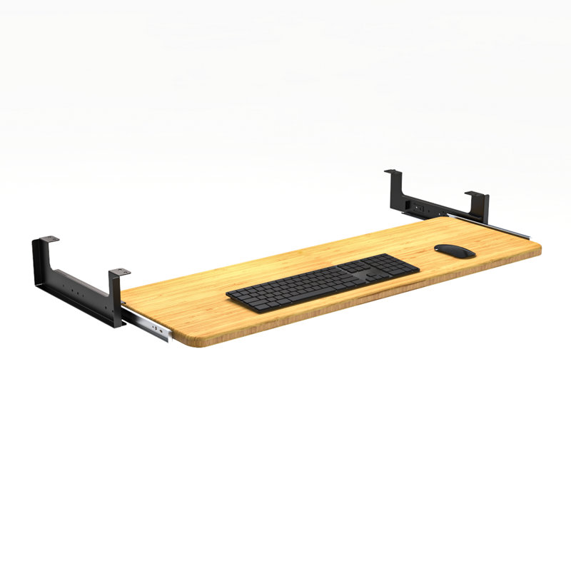Foundry Bench Keyboard Tray and Mouse Platform, Ergonomic Sliding Under Desk Drawer, 11" H x 33" W