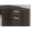 Bureau d'ordinateur, bureau personnel, coin, tiroirs de rangement, L 46 po, forme en L, travail, ordinateur portable, stratifié, contemporain-110778658