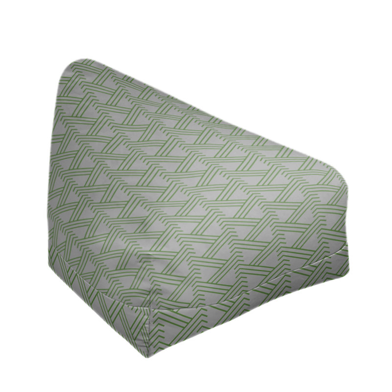 Housse de sac de pois classic, H 27 po x L 30 po x P 25 po, Gris / Vert, Pas de bourre