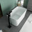 Baignoire de trempage autoportante en acrylique avec siège 49 po x 28 po