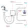 Touchless Sensor Single-Hole Bathroom Faucet