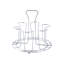 Support de rangement en verre en acier inoxydable-233811345