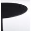 Table tulipe de 42,1 po de couleur noire, table de salle à manger de style Mid-Century pour 4 à 6 personnes - plateau de table rond en panneau de fibres à densité moyenne, table de salle à manger à piédestal, table de bout et table basse de loisir