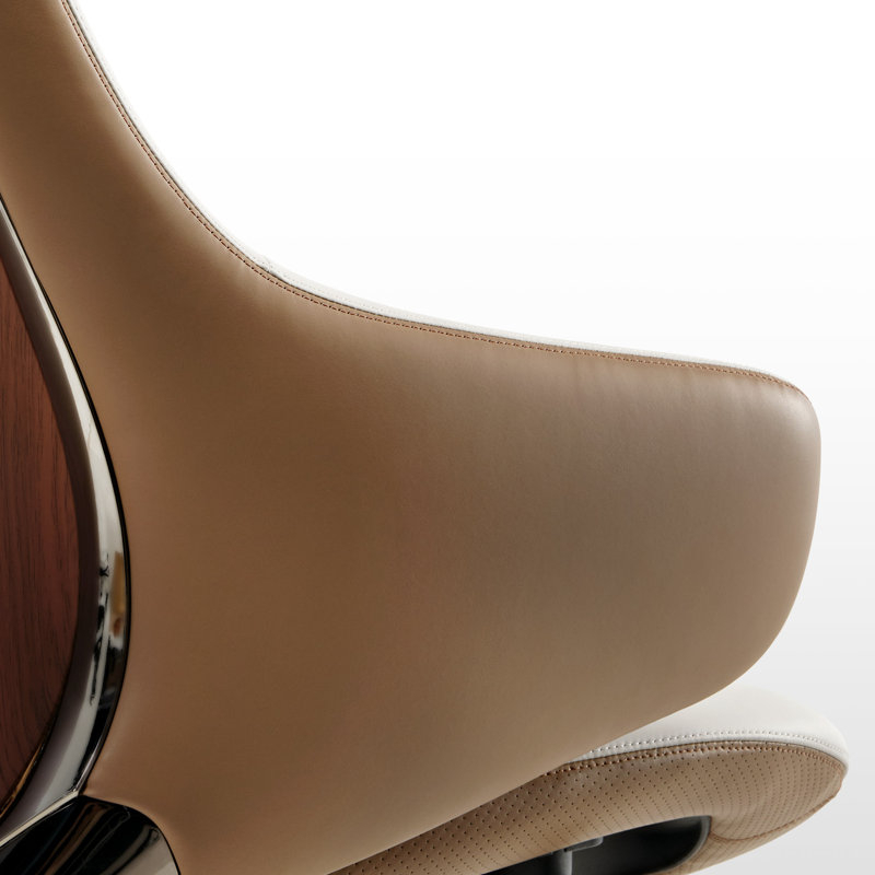 Serene Ella Modern Comforts Executive Chair (Napa Leather)