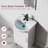 18" Freestanding Single Bathroom Vanity with Thick Euro Ceramic Sink, Faucet-1779955380