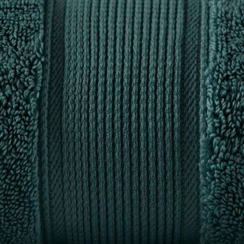 100% Cotton 8 Piece Antimicrobial Towel Set, Dark Green