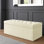 SD Plush Velvet Chesterfield Upholstered Ottoman Storage Box