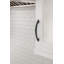 Poignée d'armoire noire mat centre à centre Arc 3-3 / 4 pouces (96 mm) - paquet de 25-111778153-111778156