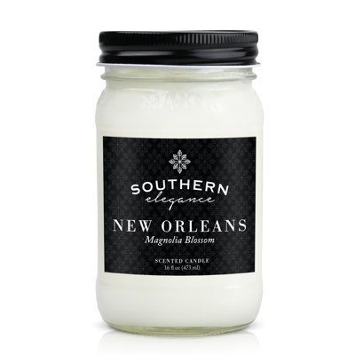 Magnolia Blossom Scented Jar Candle