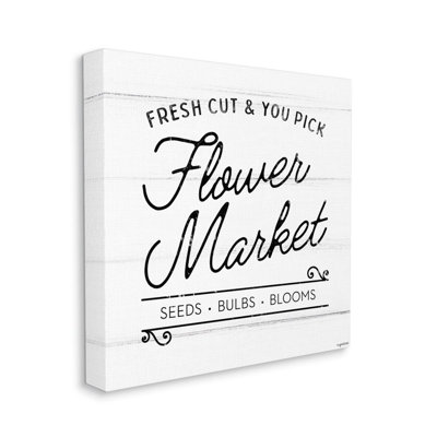 « fleur market farm family », reproduction d’art noir et blanc par kyra brown-impression