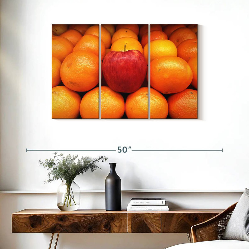 Yarlin Apple Among Oranges, 24" H x 38" W