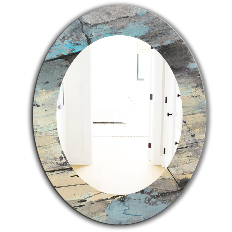 Rock Panel II Modern and Contemporary Accent Mirror, 31.5" H x 23.7" W x 0.24" D