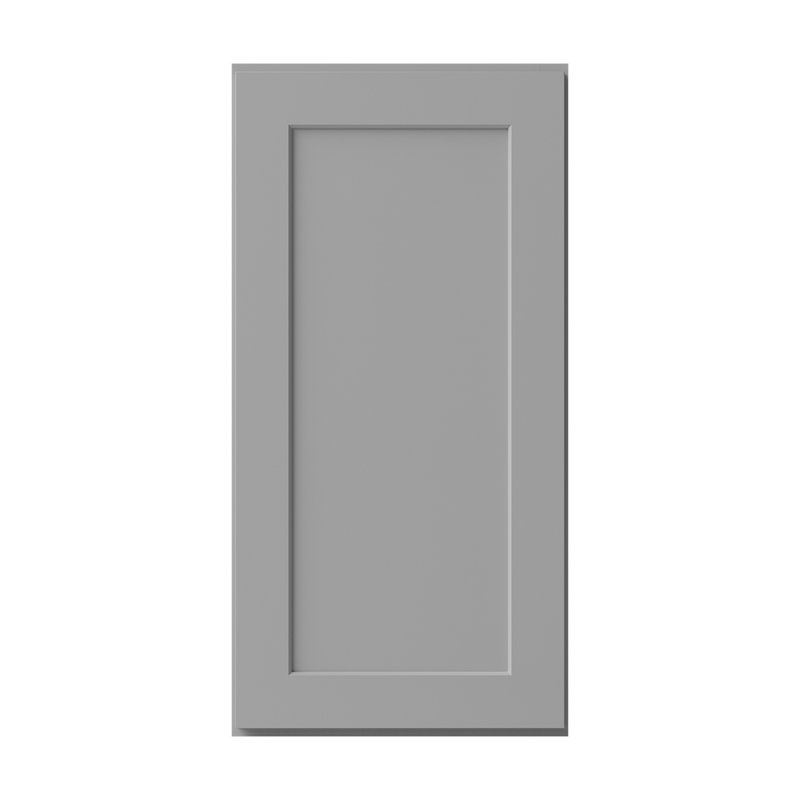 Armoire de cuisine en bois massif prête à assembler, Gris, H 36 po x l 18 po x P 12 po