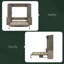Grand lit escamotable avec bureau, tablettes et armoires de rangement, lit escamotable pour un bureau à domicile peu encombrant