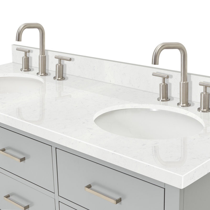 Macmullin Double Vanity, Gray, 60"