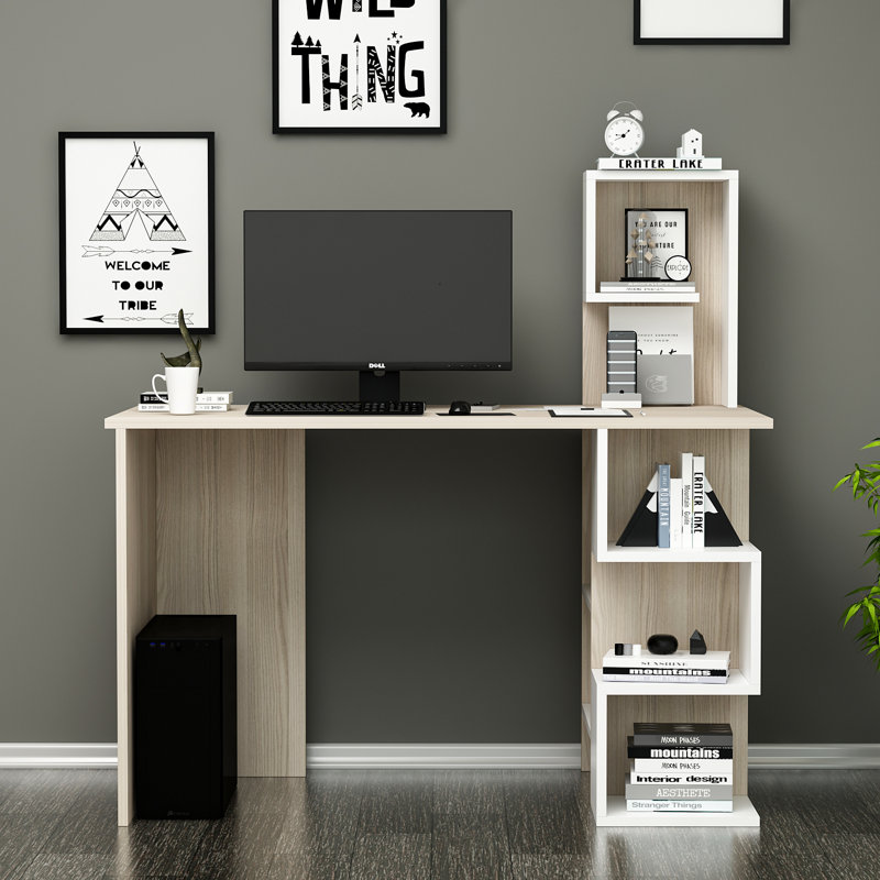 Georgina Writing Desk, Avola/White