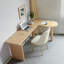 Bureau en L en bois massif-109691939-109691937-109691935