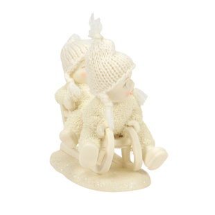 Snow Fun Classic  Down the Hill We Go Figurine 3.5in
