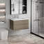 Meuble-lavabo flottant moderne de 36 pouces avec lavabo, tiroirs à fermeture en douceur et lavabo en résine pour un rangement élégant et efficace-786929498-786929494