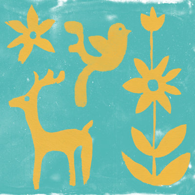 Otomi Tile I by Studio W - Wrapped Canvas Painting