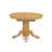 5 Piece Dining Room Furniture Set Includes an Oval Wooden Table with Butterfly Leaf and 4 Kitchen Dining Chairs, 42x60 Inch, Oak-36322892-124281012-124281010
