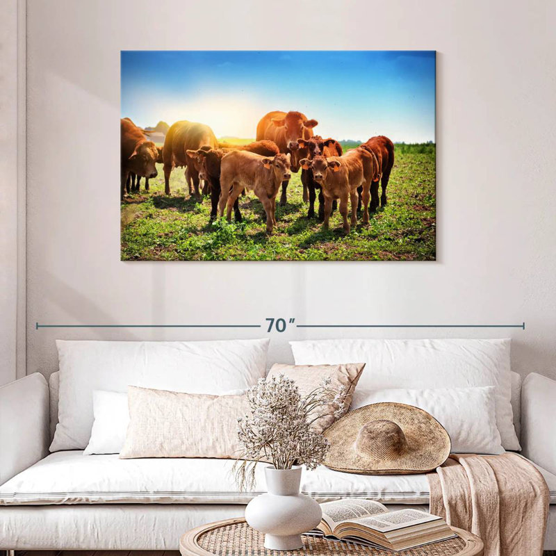 Brampt Grazing Baby Cows