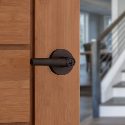 Milan Keyed Entry Lever featuring SmartKey Security