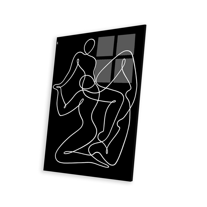 «Pas de deux» par Lia Chechelashvili - impression sans cadre, H 24 po x l 16 po x P 0,25 po