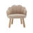 Flower Kids Chair With Solid Wood Legs-496303635