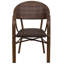 Chaise de patio en rotin et aluminium Shelie