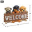 Signe de bienvenue de chiot