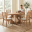 Ensemble de table de salle à manger extensible 5 pièces - Table à motif géométrique avec chaises rembourrées pour la cuisine et la salle à manger-851601282
