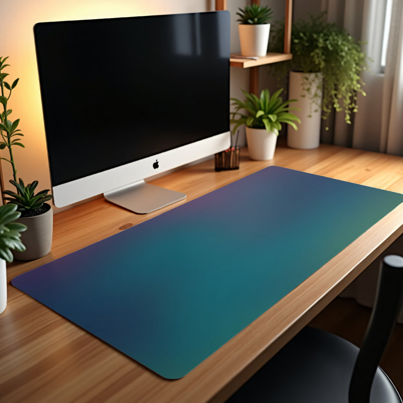 Polyester Desk Pad, 14.4x12.1