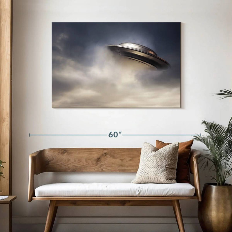 Kelan Flying UFO, 30" H x 45" W