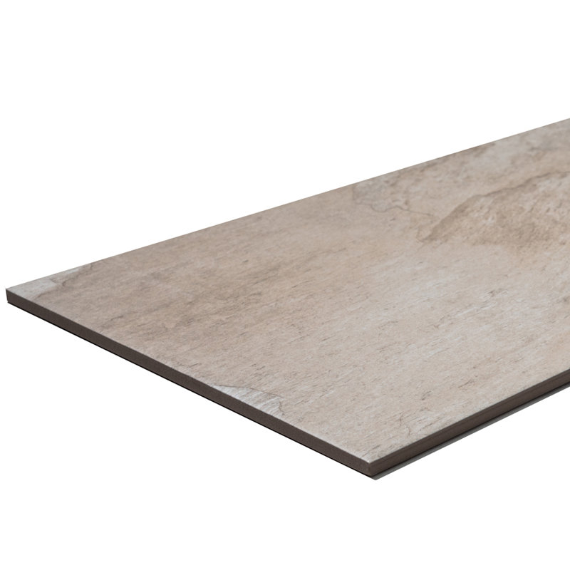 Carreau de porcelaine mate pour plancher et mur 12 po x 24 po Wells Stone