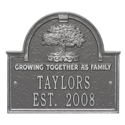3-Line Wall Address Plaque