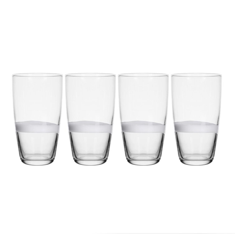 Fitz and Floyd Set of 4 Maddi 15 oz Highball Glasses