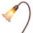 16" High Amber/Purple Pond Lily Accent Lamp-66450286