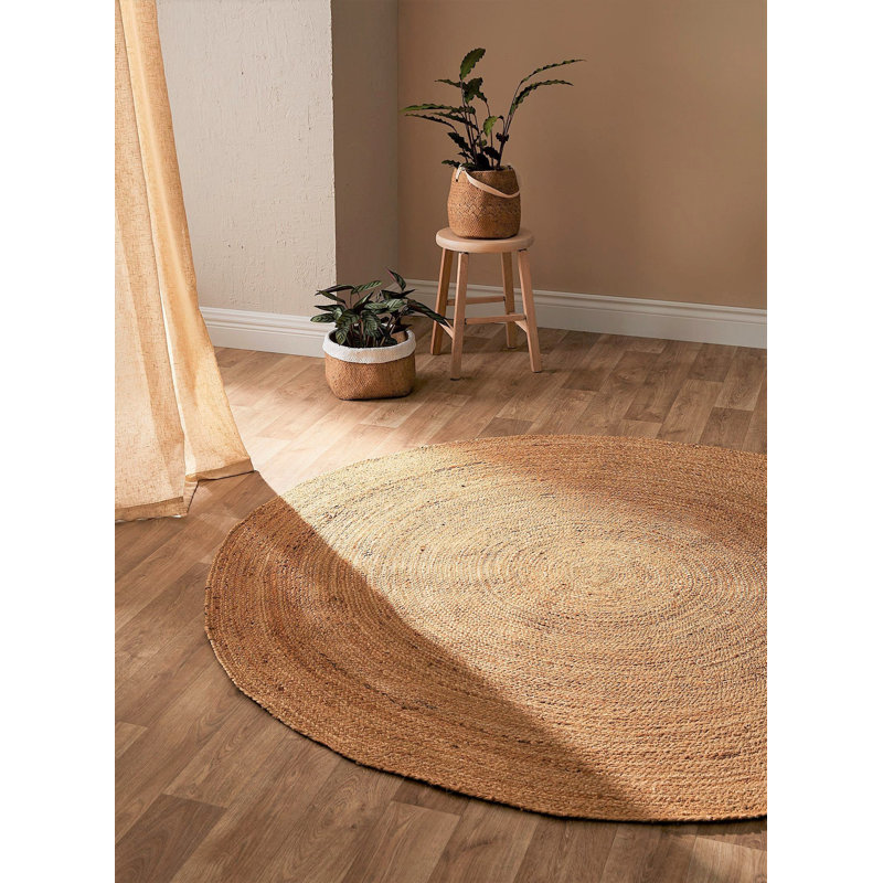 Tapis rond en jute / sisal Aliandra, Rond 4 pi