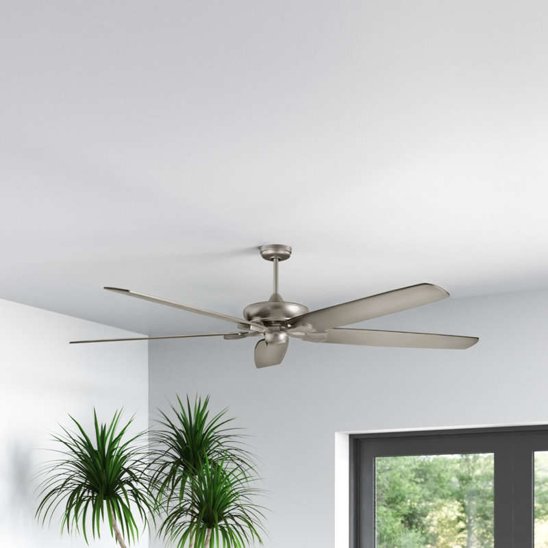 Oreilly 72'' Ceiling Fan, Painted Nickel