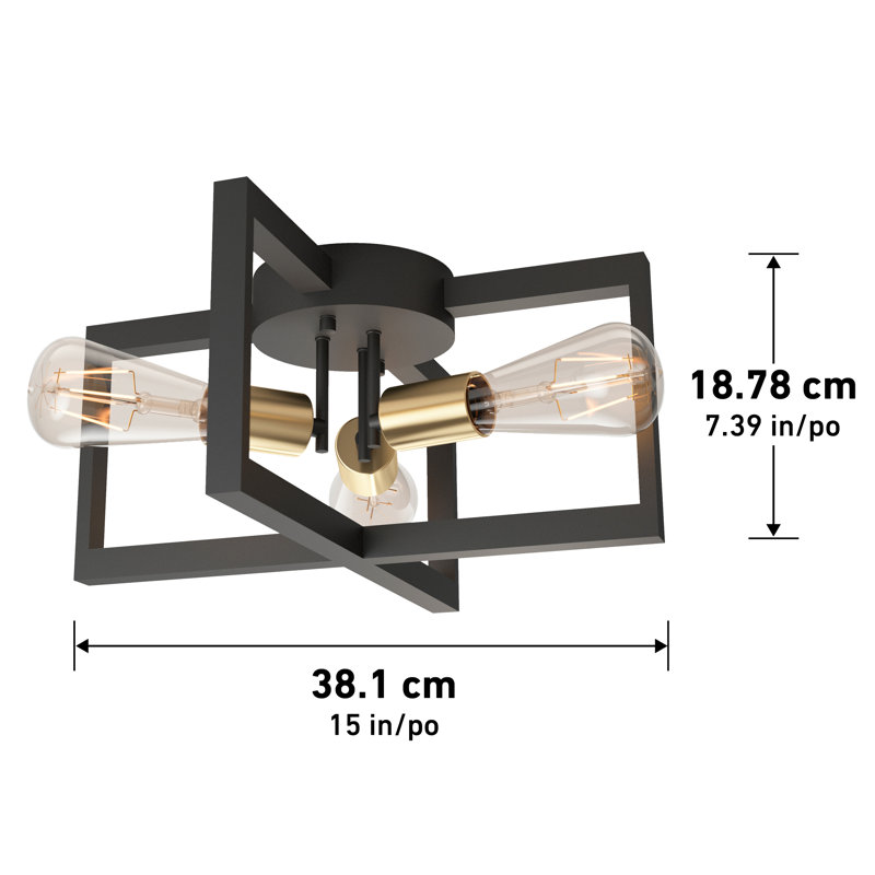 Sharwari LED Semi Flush Mount