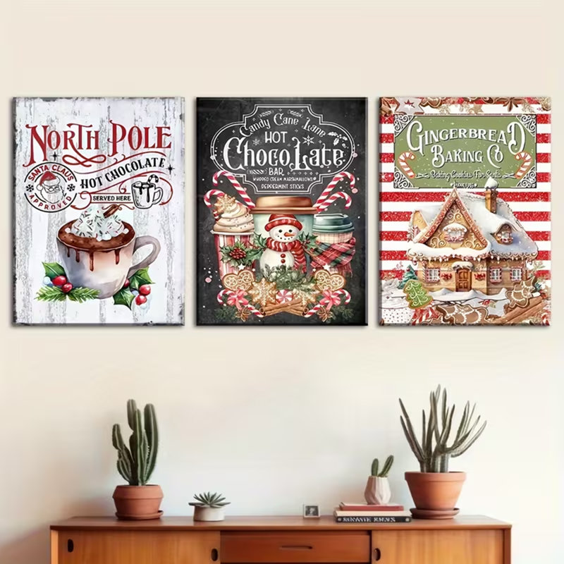 3 Piece Wrapped Canvas Print