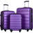 3 Piece Luggage Set Hardside Spinner Suitcase with TSA Lock 20" 24" 28" Available